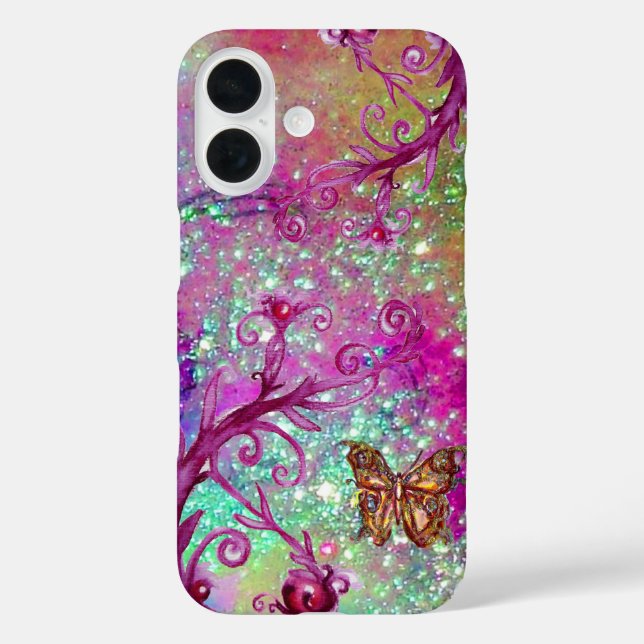 FUNDA iPhone 16 PLANTA DE MARIPOSA / PLANTAS MÁGICAS EN LA MULTITU (Reverso )