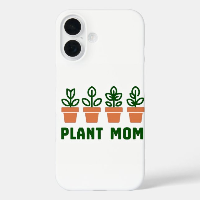 Funda iPhone 16 Plantar a mamá (Reverso )