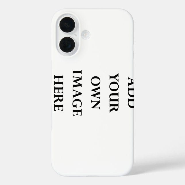 Funda iPhone 16 plantilla de iPhone vertical (Reverso )