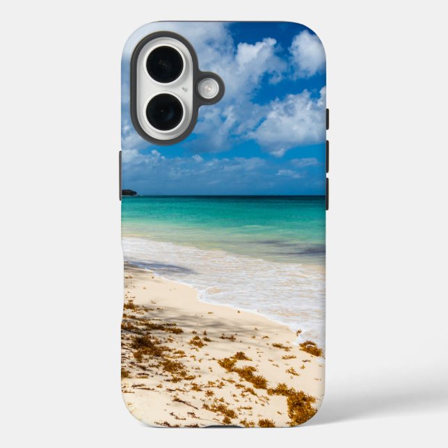 Funda iPhone 16 Playa de Anse Canot en Marie-Galante (Reverso )