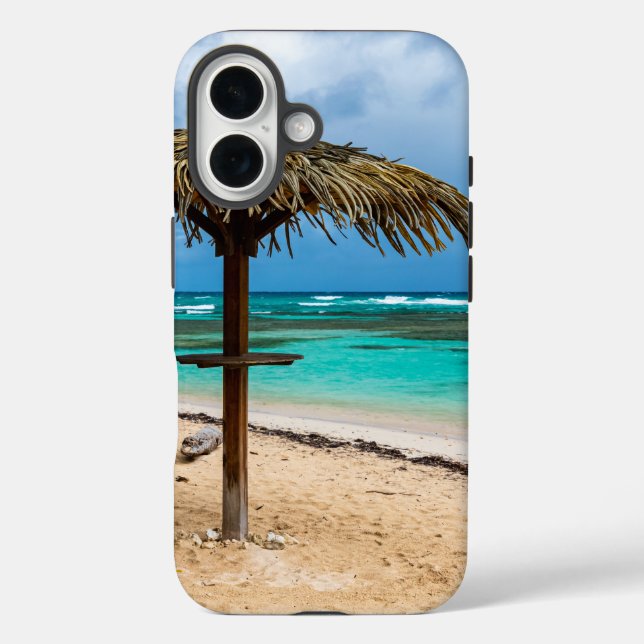 Funda iPhone 16 Playa de Anse des Rochers (Reverso )