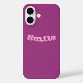 Funda iPhone 16 Pluma Wine Purple Spring Season Color sólido