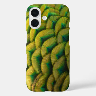 Funda iPhone 16 Plumas de Pavo Real II Naturaleza Colorida