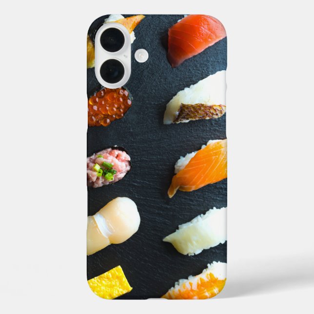Funda iPhone 16 Plus 10 kinds of sushi (Reverso )