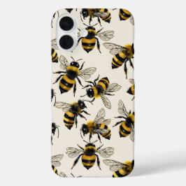 Funda iPhone 16 Plus Abejas