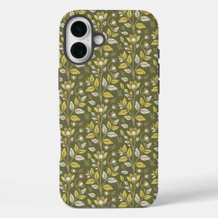 Funda iPhone 16 Plus Abraza la naturaleza con elegantes patrones floral