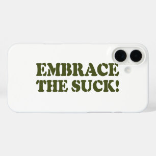 FUNDA iPhone 16 PLUS ¡ABRAZCA EL SUCK!