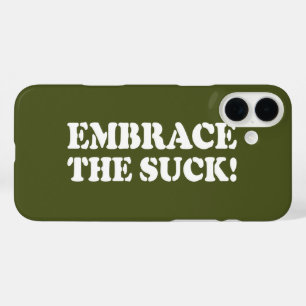 FUNDA iPhone 16 PLUS ¡ABRAZCA EL SUCK!