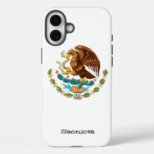 Funda iPhone 16 Plus Águila Mexicana Personalizada