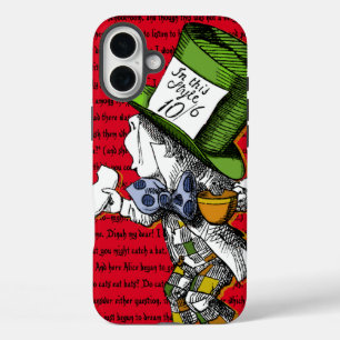 Funda iPhone 16 Plus Alice en el País de las Maravillas El Sombrerero