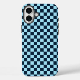 Funda iPhone 16 Plus Alpine ice checkerboard pattern