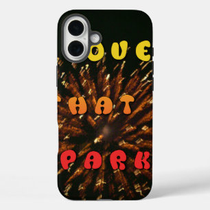 Funda iPhone 16 Plus Amor que provoca abstracción de la impresión de di