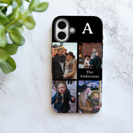 Funda iPhone 16 Plus Añadir a su Personalizado 4 Foto, Monogramado y ap