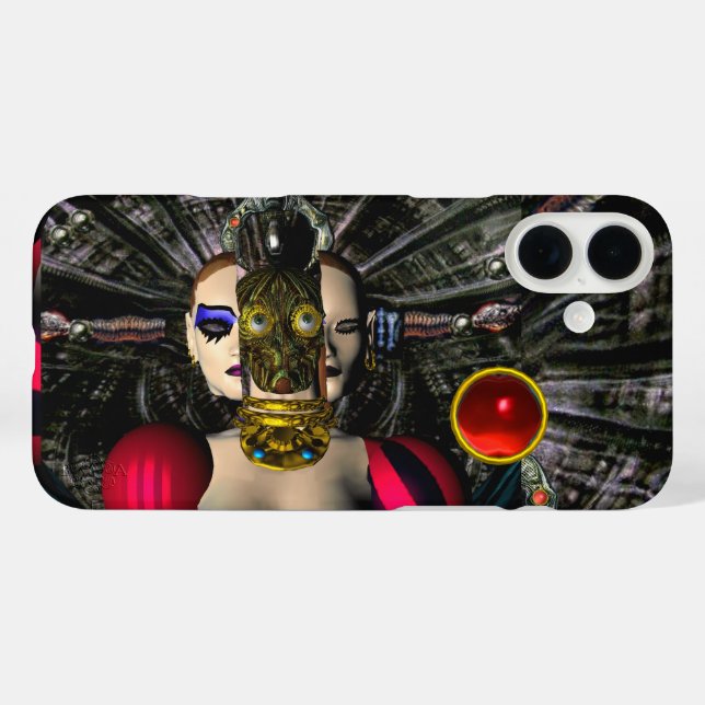 Funda iPhone 16 Plus ANDROID XENIA SPACESHIP PILOT,Ciencia Ficción (Reverso  (Horizontal))