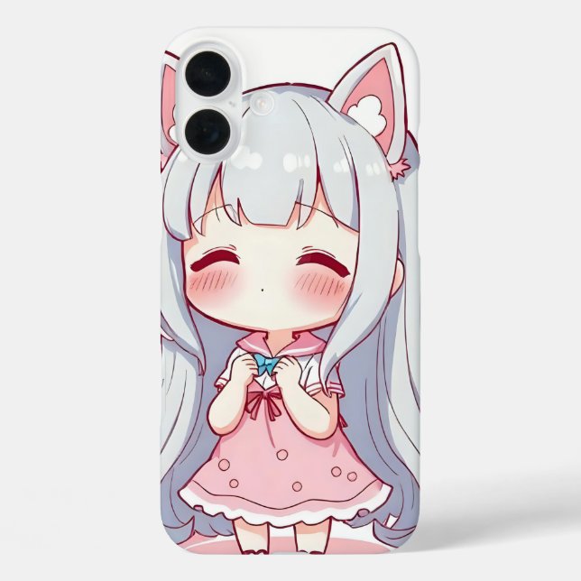Funda iPhone 16 Plus Anime Bonito (Reverso )