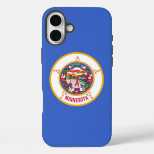 Funda iPhone 16 Plus Apple iPhone 16 Plus Funda-Mate, bandera de Minnes