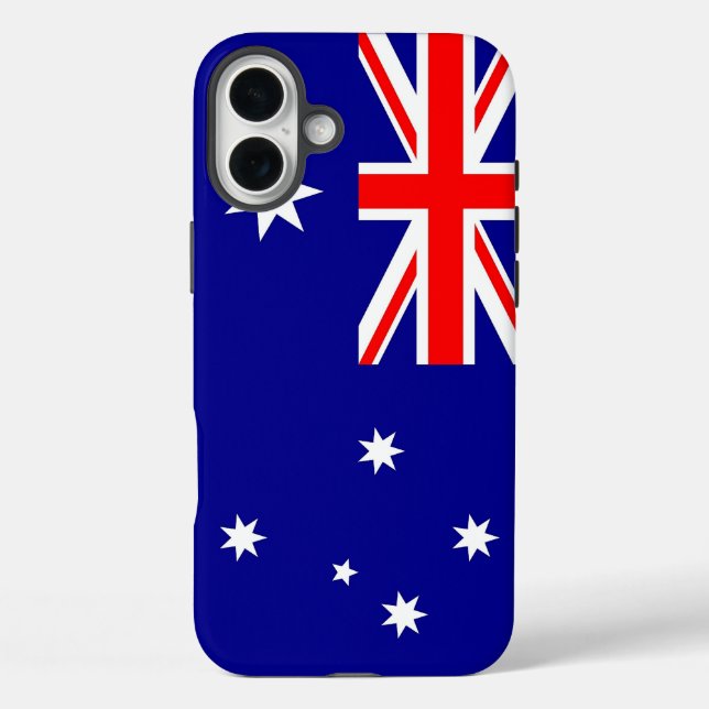 Funda iPhone 16 Plus Apple iPhone 16 Plus Mate, bandera de Australia (Reverso )