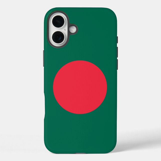 Funda iPhone 16 Plus Apple iPhone 16 Plus Mate, bandera de Bangladesh (Reverso )