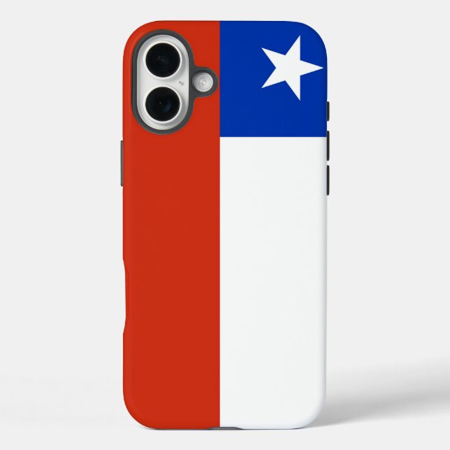Funda iPhone 16 Plus Apple iPhone 16 Plus Mate, bandera de Chile (Reverso )