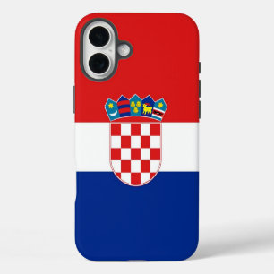 Funda iPhone 16 Plus Apple iPhone 16 Plus Mate, bandera de Croacia