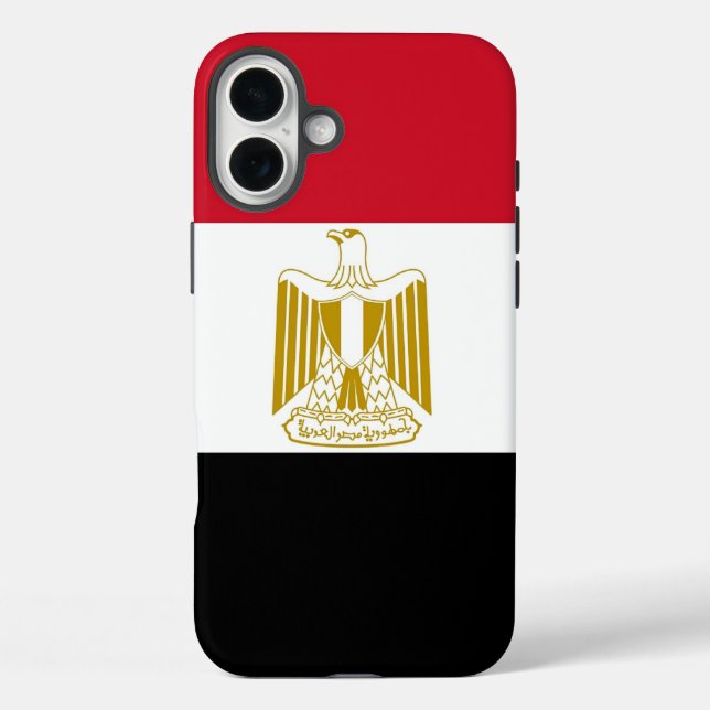 Funda iPhone 16 Plus Apple iPhone 16 Plus Mate, bandera de Egipto (Reverso )