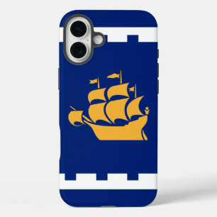 Funda iPhone 16 Plus Apple iPhone 16 Plus Mate, bandera de la Ciudad de