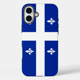 Funda iPhone 16 Plus Apple iPhone 16 Plus Mate, bandera de Quebec