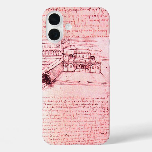 FUNDA iPhone 16 PLUS ARQUITECTURA DE RENACIMIENTO,ARQUITECTO,INGENIERO, (Reverso )