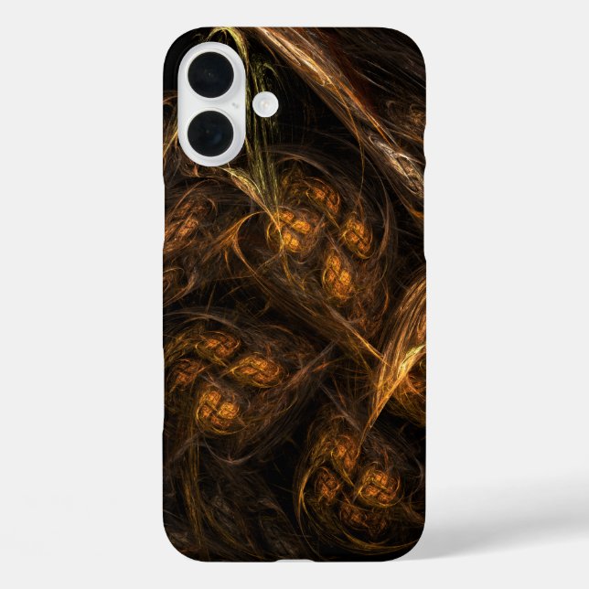 Funda iPhone 16 Plus Arte abstracto de la Madre Tierra (Reverso )