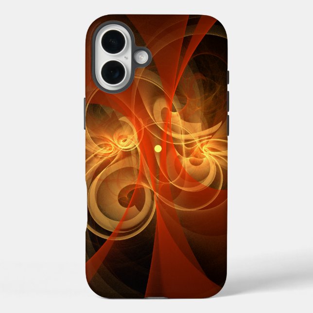 Funda iPhone 16 Plus Arte abstracto de magia matutina (Reverso )