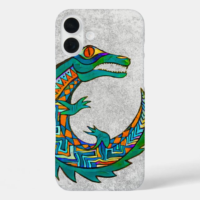 Funda iPhone 16 Plus Arte de ligador tribal (Reverso )