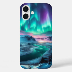 Funda iPhone 16 Plus Aurora Borealis