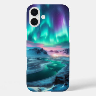Funda iPhone 16 Plus Aurora Borealis