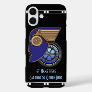 Funda iPhone 16 Plus Autopista Art Deco (Personalizada)