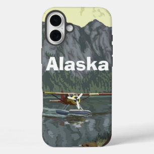 Funda iPhone 16 Plus Avión piloto de Alaska