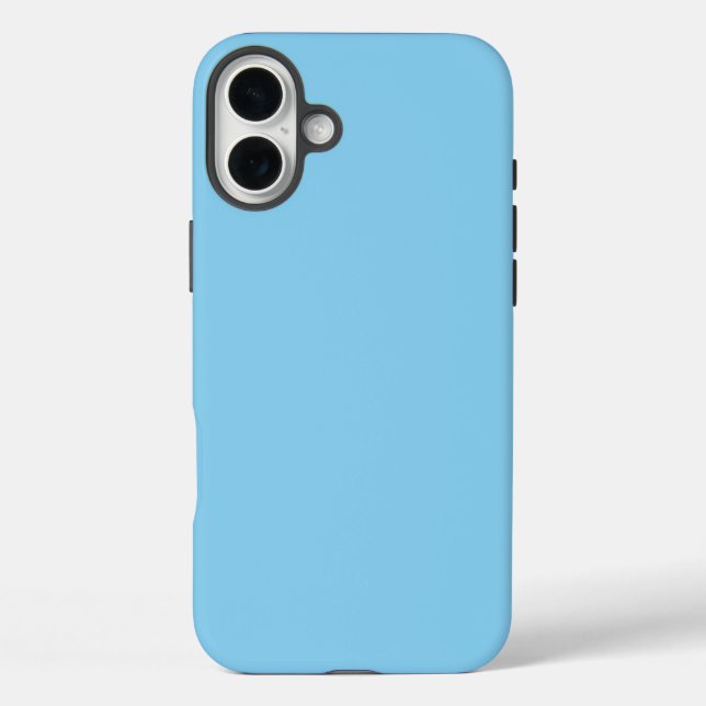 Funda iPhone 16 Plus Azul Bebé (Reverso )