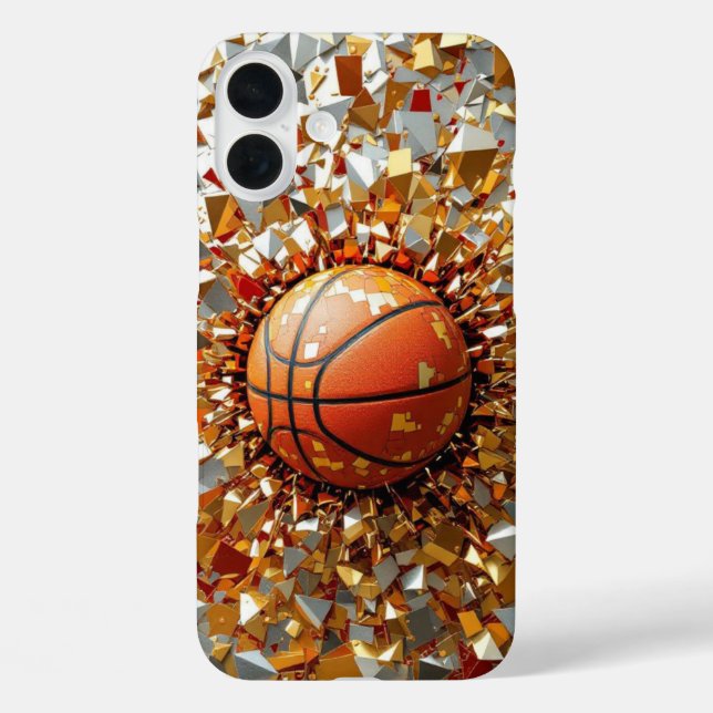Funda iPhone 16 Plus Baloncesto de Glass Guard (Reverso )