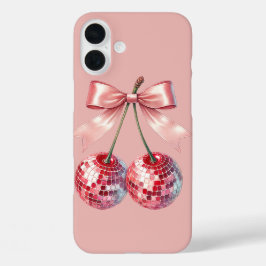 Funda iPhone 16 Plus Baloncesto discográfico rosa