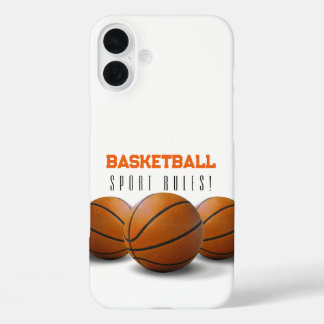 Funda iPhone 16 Plus Baloncesto | Reglas deportivas