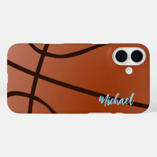 Funda iPhone 16 Plus Baloncesto Su Nombre Información Personal