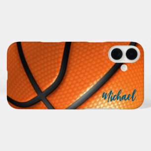 Funda iPhone 16 Plus Baloncesto Su Nombre Información Personal
