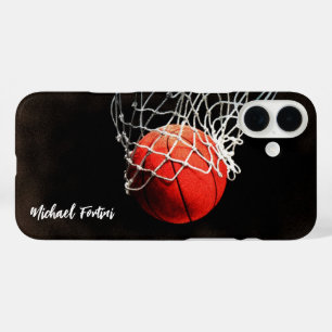 Funda iPhone 16 Plus Baloncesto Su Nombre Información Personal