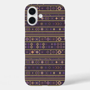 Funda iPhone 16 Plus Bandas de horizonte étnico