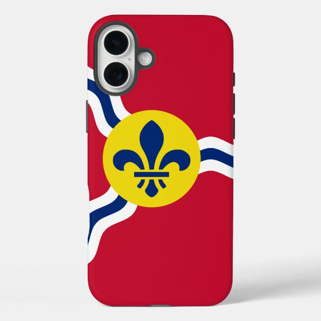 Funda iPhone 16 Plus Bandera de Apple iPhone 16 Plus Funda-Mate St. Lou (Reverso )