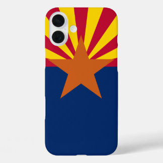 Funda iPhone 16 Plus Bandera de Arizona: Poniendo a Star Sun, el Estado