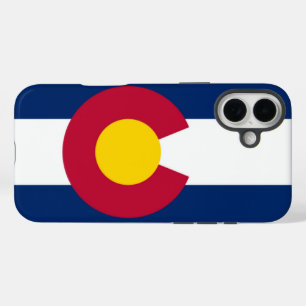 Funda iPhone 16 Plus Bandera de Colorado