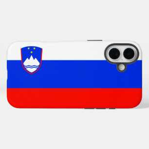 Funda iPhone 16 Plus Bandera de Eslovenia