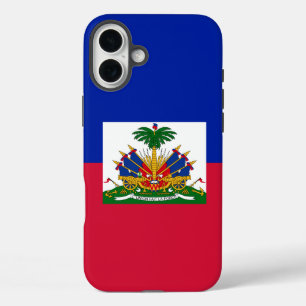 Funda iPhone 16 Plus Bandera de Haití