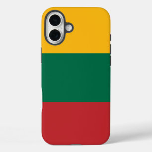 Funda iPhone 16 Plus Bandera de Lituania