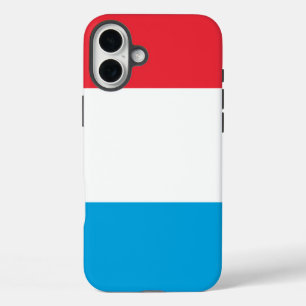 Funda iPhone 16 Plus Bandera de Luxemburgo